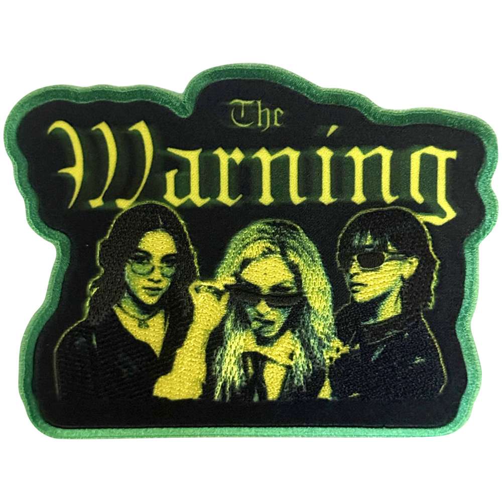The Warning - Yellow Girls Patch - Zwart/Multicolours